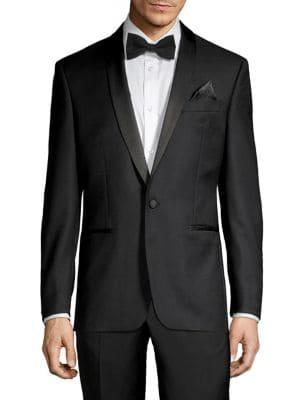 Tallia Orange One-button Slim Fit Tuxedo Jacket