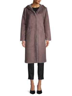 Philosophy Apparel Faux Fur Lined Soft Walker Coat