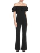 Catherine Catherine Malandrino Lelio Ruffled Off-the-shoulder Jumpsuit