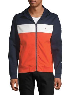 Tommy Hilfiger Striped Hoodie Track Jacket