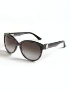 Salvatore Ferragamo 59mm Two-tone Cat-eye Sunglasses