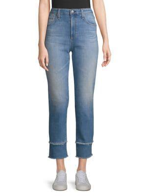 Ag Jeans Isabelle Straight-leg Crop Jeans