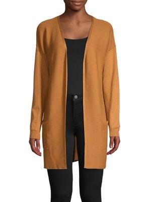 Harlow & Rose Drop-shoulder Open Cardigan