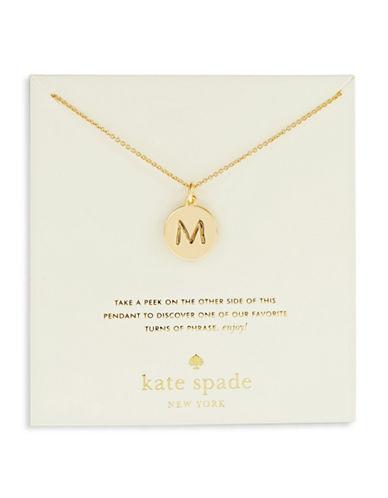 Kate Spade New York M Charm Necklace