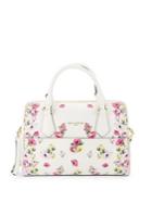 Karl Lagerfeld Paris Floral Willow Leather Satchel