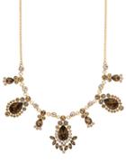 Givenchy Topaz And Crystal Frontal Necklace