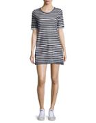 French Connection Normandy Stripe Cotton Dress
