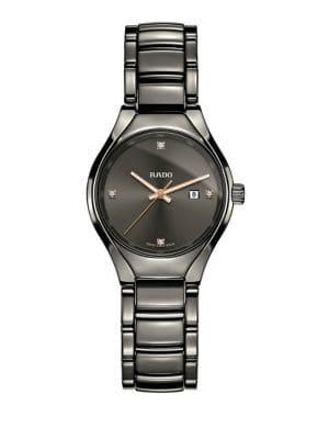 Rado True Gunmetal-tone Bracelet Watch