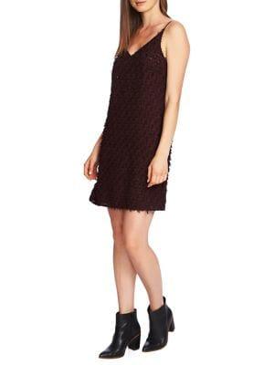 1.state Classic Fringe Shift Dress