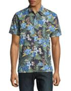 Lucky Brand Tropical Floral Sportshirt