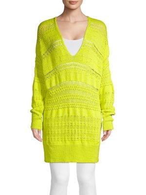 Free People Hot Tropics Cotton Blend Pullover