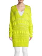 Free People Hot Tropics Cotton Blend Pullover