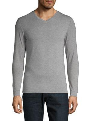 32 Degrees V-neck Long-sleeve Tee