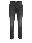 Only And Sons Whiskered Slim-fit Jeans