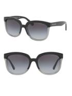 Michael Kors 55mm Palma Gradient Clubmaster Sunglasses