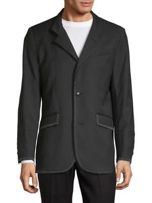 Karl Lagerfeld Military Notch Blazer