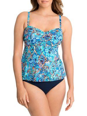 Shape Solver Beach Bound Graphic Tankini