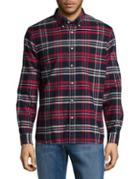 Brooks Brothers Red Fleece Plaid Oxford Cotton Shirt