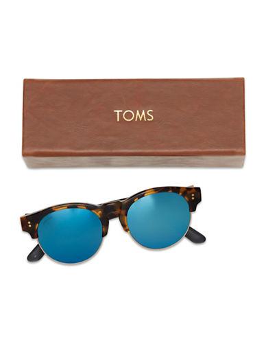 Toms 52mm Charlie Mirrored Polarized Sunglasses