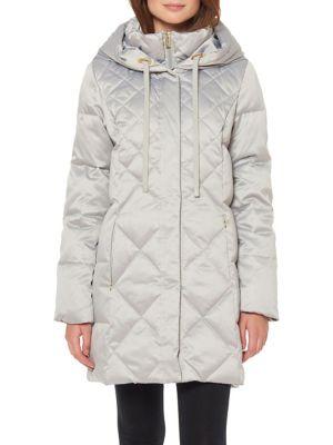 Ellen Tracy Heavy Weight Quilted Down Jacket