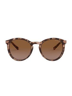 Michael Kors Pastel Adrianna Iii 57mm Round Sunglasses