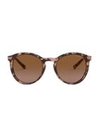 Michael Kors Pastel Adrianna Iii 57mm Round Sunglasses
