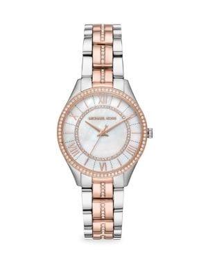 Michael Kors Lauryn Three-hand Two-tone Stainless Steel Watch