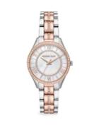 Michael Kors Lauryn Three-hand Two-tone Stainless Steel Watch