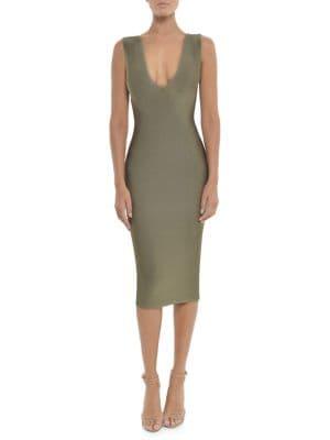 Misha Collection V-neck Solange Dress