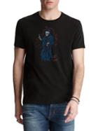 John Varvatos Star U.s.a. Grim Reaper Vintage-wash Graphic Tee