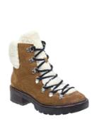 Marc Fisher Ltd Capell Shearling Lace-up Hiker Boot