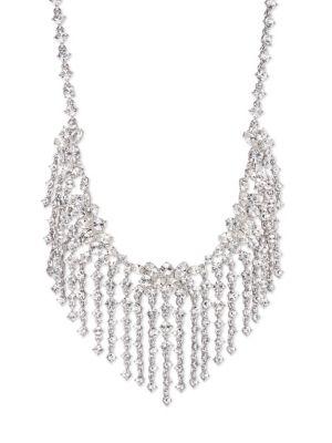 Givenchy Swarovski Crystal Fringe Collar Necklace