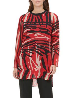 Calvin Klein Printed High-low Tunic