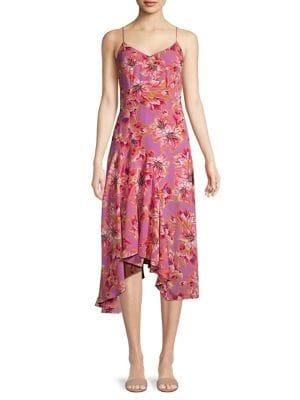 Astr The Label Janine Floral Fit-&-flare Dress