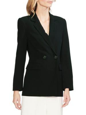 Vince Camuto Parisian Crepe Double-breasted Jacket