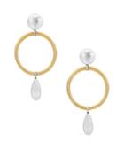 Lucky Brand Under The Influence Circle Drop Earrings