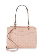 Karl Lagerfeld Paris Floral Textured Leather Tote