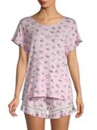 Kate Spade New York Floral Short Pj Set