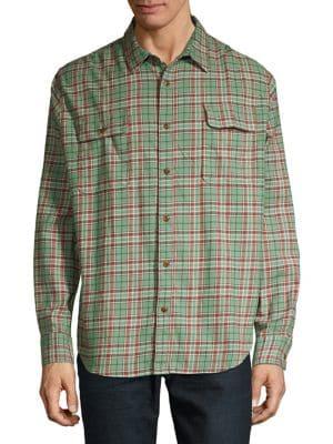 Lucky Brand Plaid Button Front Shirt