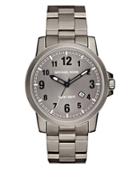 Michael Kors Paxton Titanium Three-link Bracelet Watch