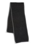 Black Brown Donegal Cashmere Scarf