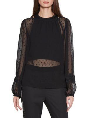 Walter Baker Candice Polka Dot Top