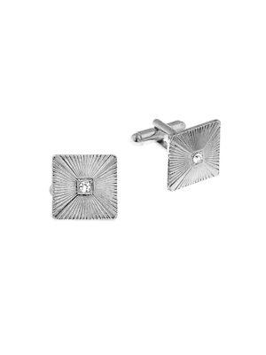 Lord Taylor Crystal Square Cufflinks