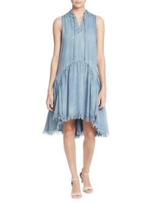Catherine Catherine Malandrino Kaela Sleeveless Denim Dress