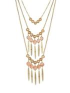 Lucky Brand Nouveau Americana Multi-stone Removable Layered Necklace