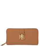 Lauren Ralph Lauren Signature Leather Zip-around Wallet