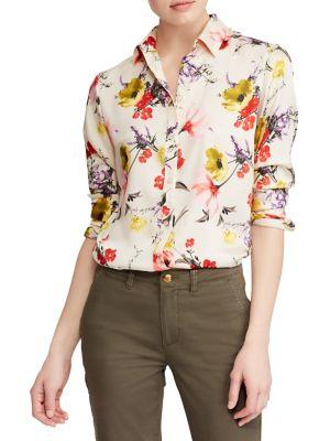 Lauren Ralph Lauren Floral Twill Shirt