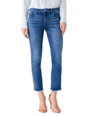 Dl Mara Mid-rise Straight-leg Ankle Jeans