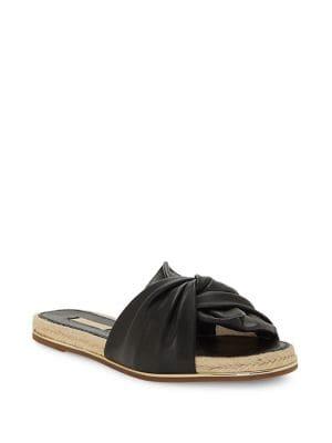 Louise Et Cie Camille Knot Leather Slides