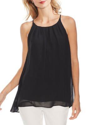Vince Camuto Oasis Pleated Rumple Chiffon Camisole